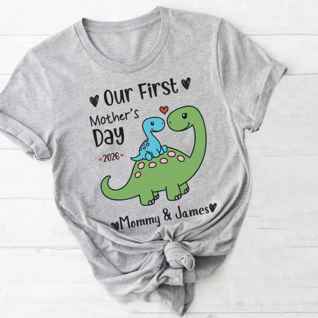 Personalized First Mother's Day Mommy and Baby Outfit | CWFamily146