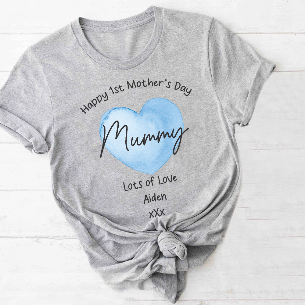 Personalized First Mother's Day Mommy and Baby Outfit | CWFamily138