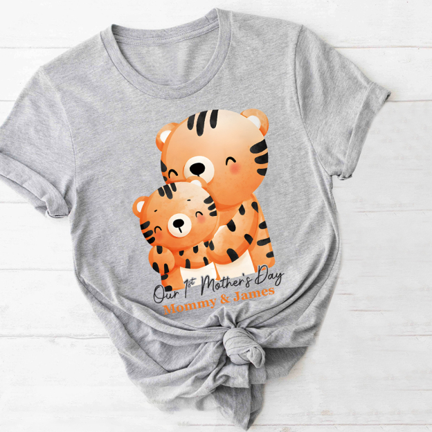 Personalized First Mother's Day Mommy and Baby Outfit | CWFamily147