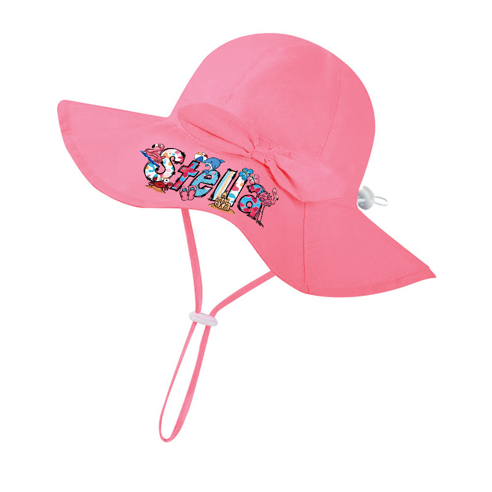 Personalized Lovely Bowknot Bucket Hat for Comfort & Unique | CWBeach226