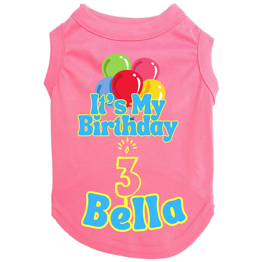 Personalized It’s My Birthday Pet Shirt | BKPet449