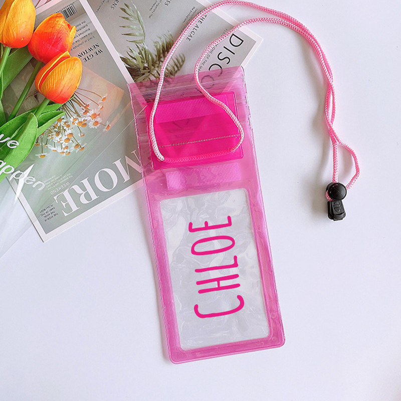 Personalized Waterproof Fluorescent Phone Case | CWBeach48