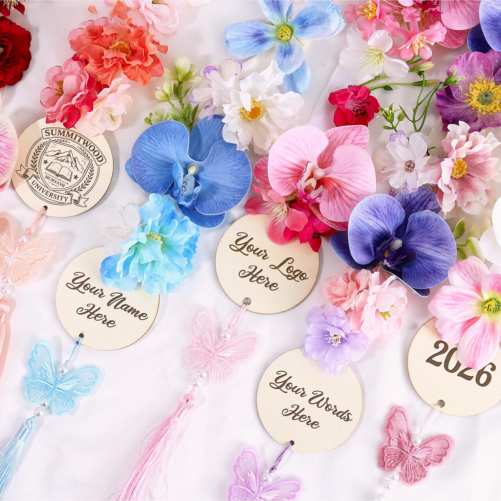 Personalized Elegant Graduation Floral Sash with Tag | CWGift54
