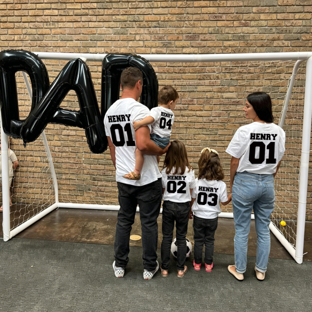 Personalized First Father's Day Daddy and Me Outfit | CWFamily148