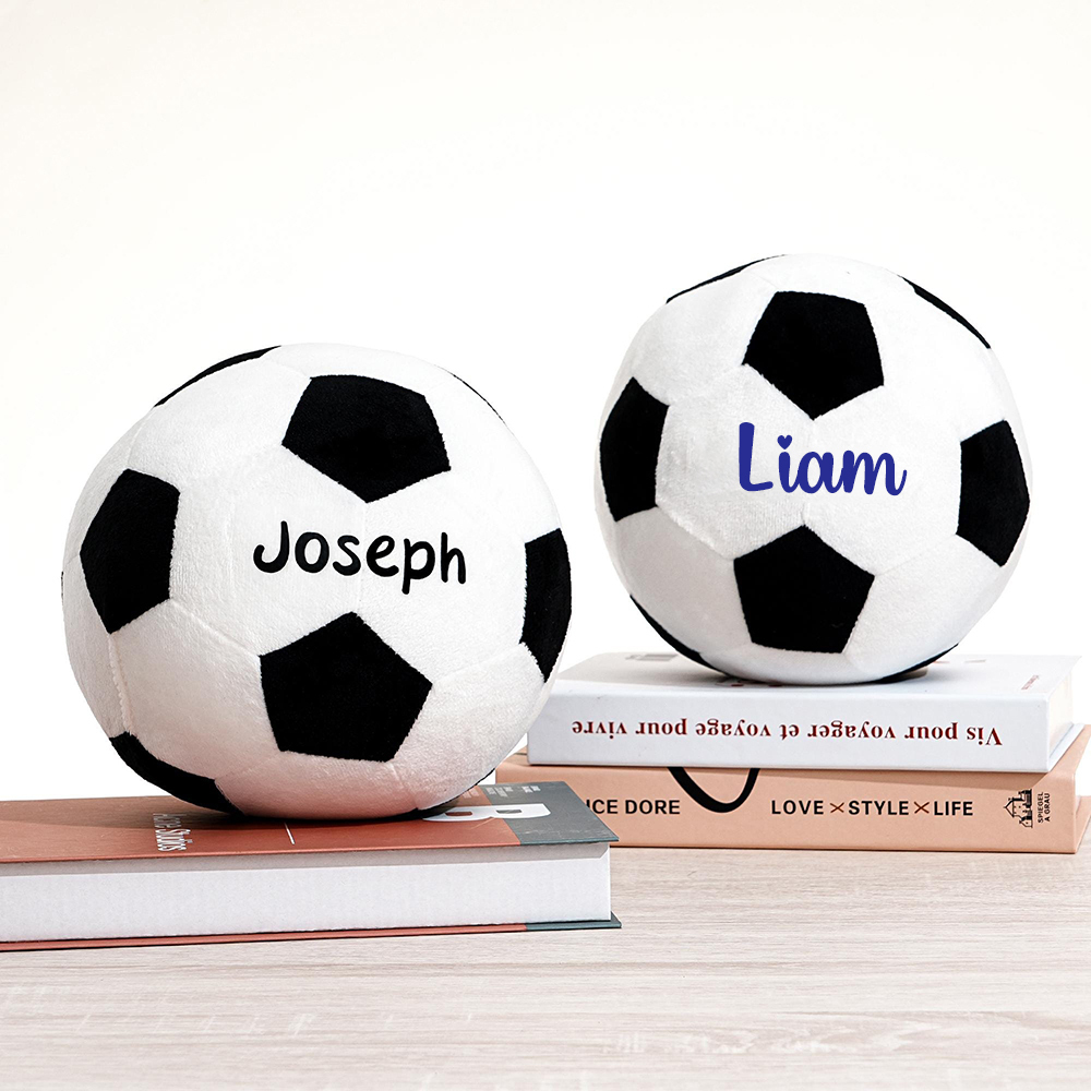 Personalized Kid's Lovely Soft Plush Soccer Ball | CWToy189