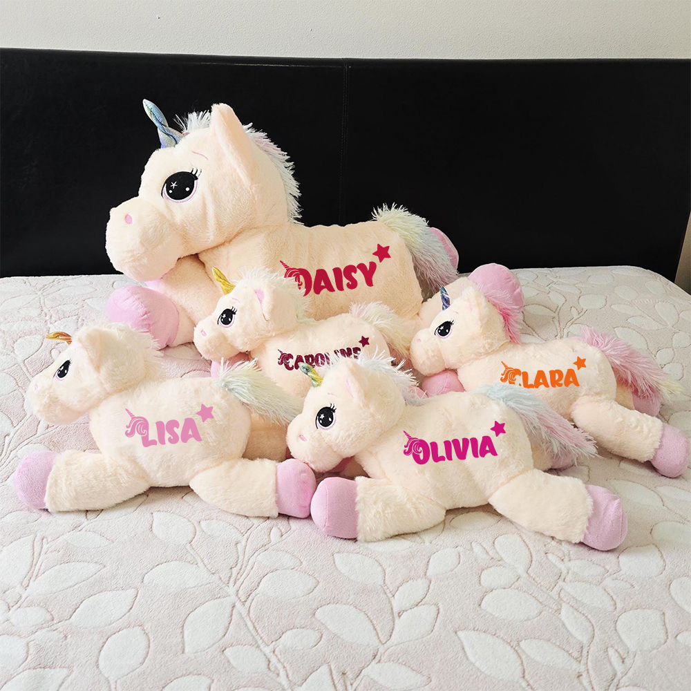 Personalized Kid's Lovely Soft Plush Unicorn Toy | CWToy188