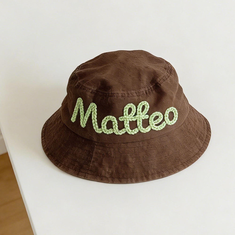 Personalized Embroidery Baby Bucket Hat With Name | CWBeach241