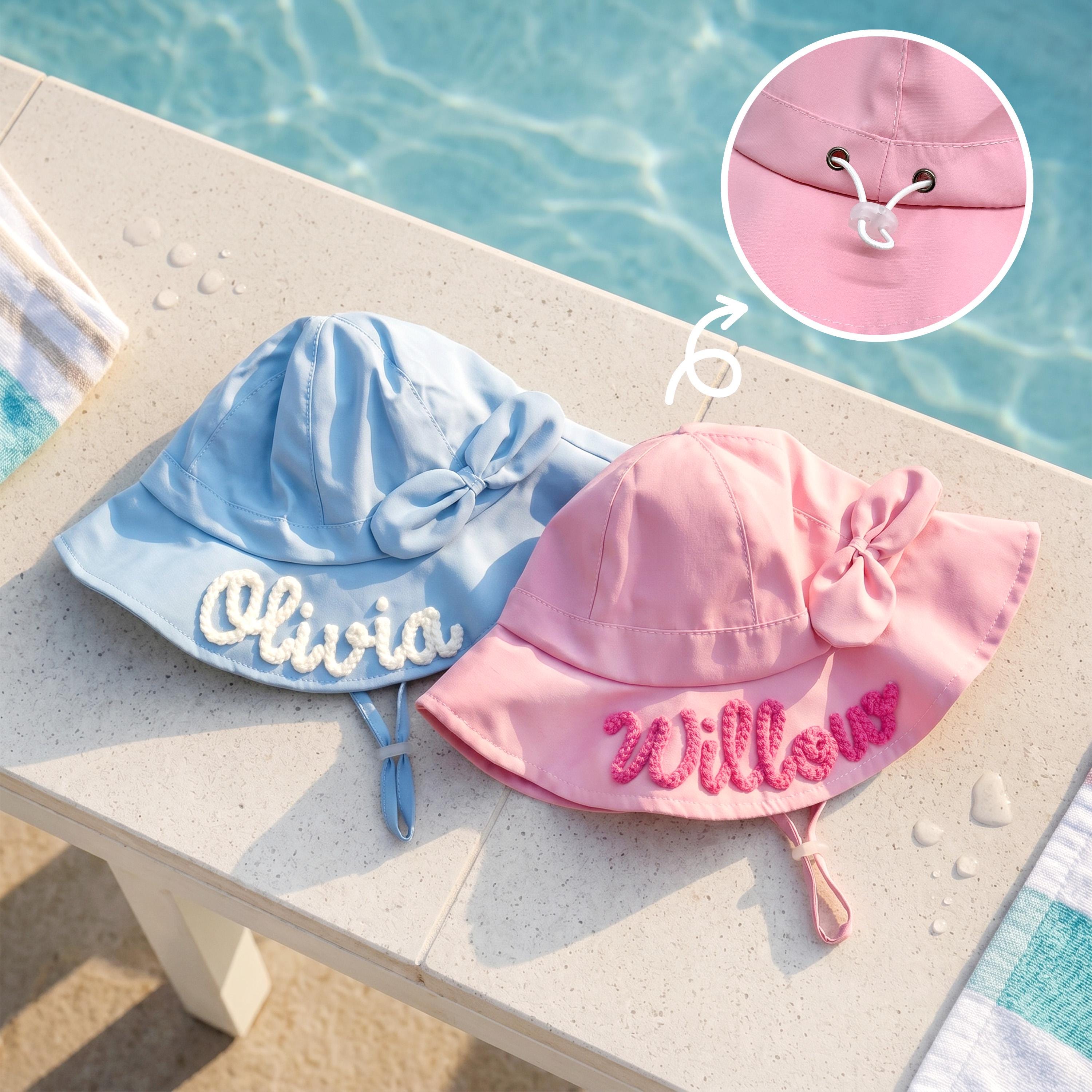 Personalized Lovely Baby Summer Bucket Hat | CWBeach24201
