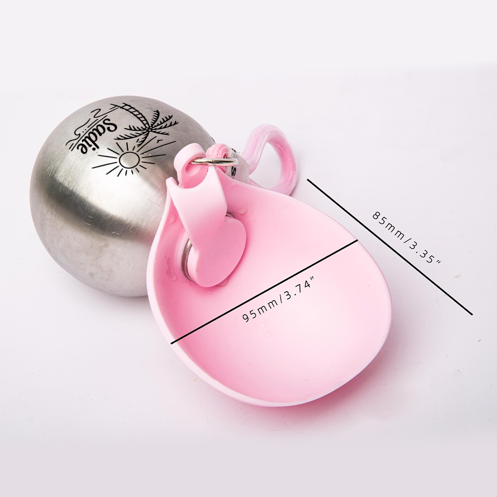 Personalized Spherical Portable Pet Water bottle | BKPet509