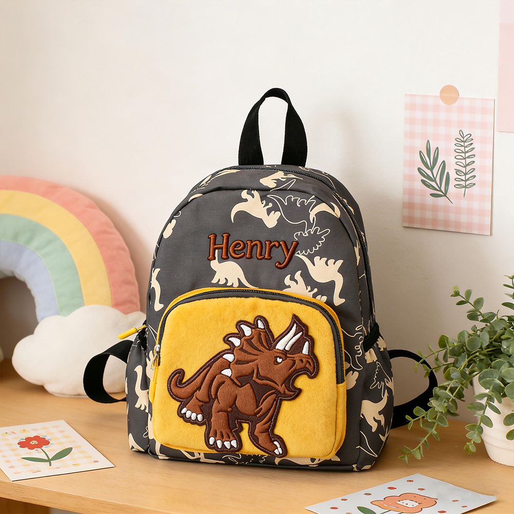 Personalized Embroidery Dinosaur Backpack for Boys | CWPack381