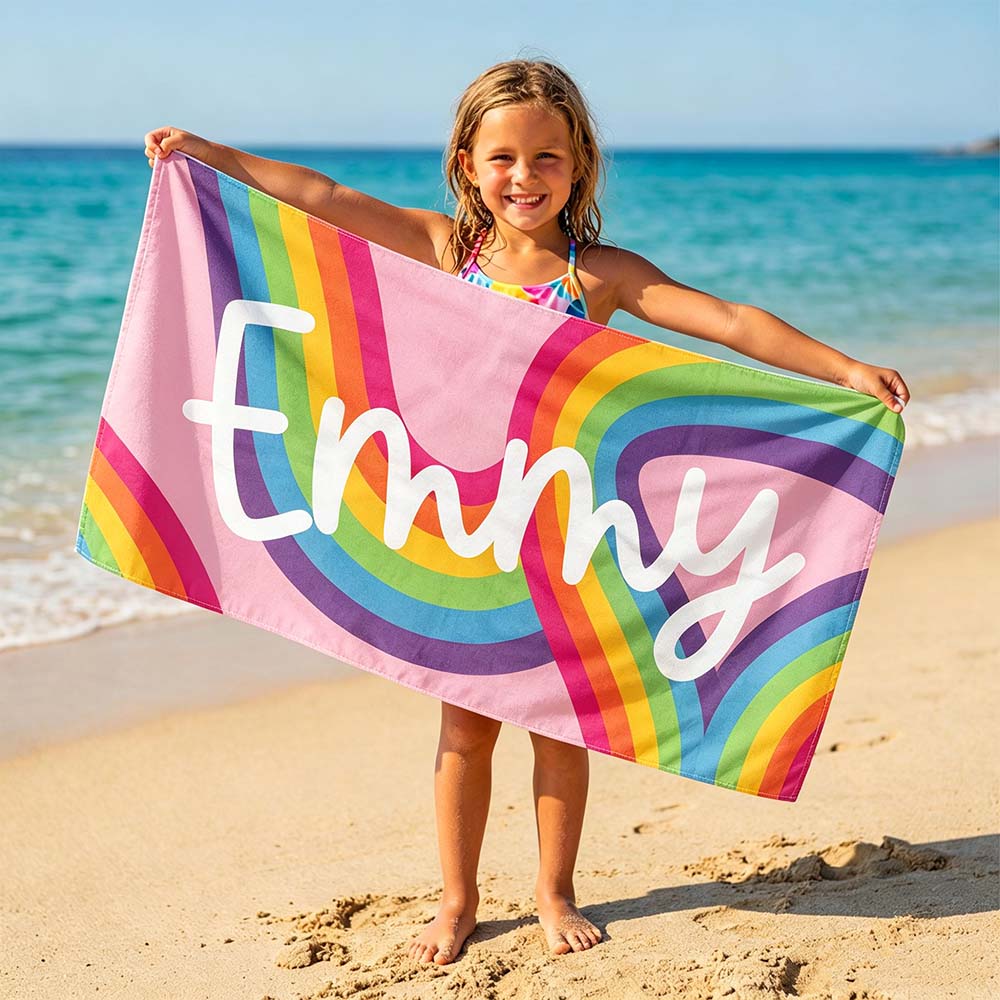 Personalized Lovely Kid Towel for Summer & Beach | CWTowel198