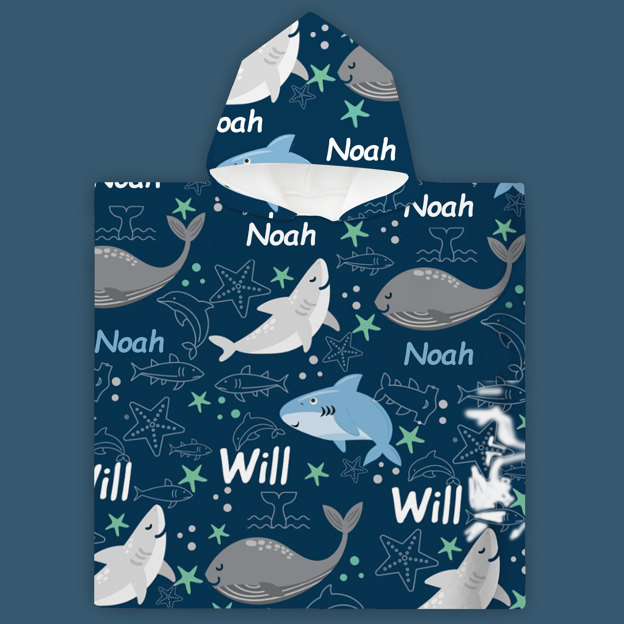 Personalized Hooded Beach Towel for Summer & Beach | CWHTowel27