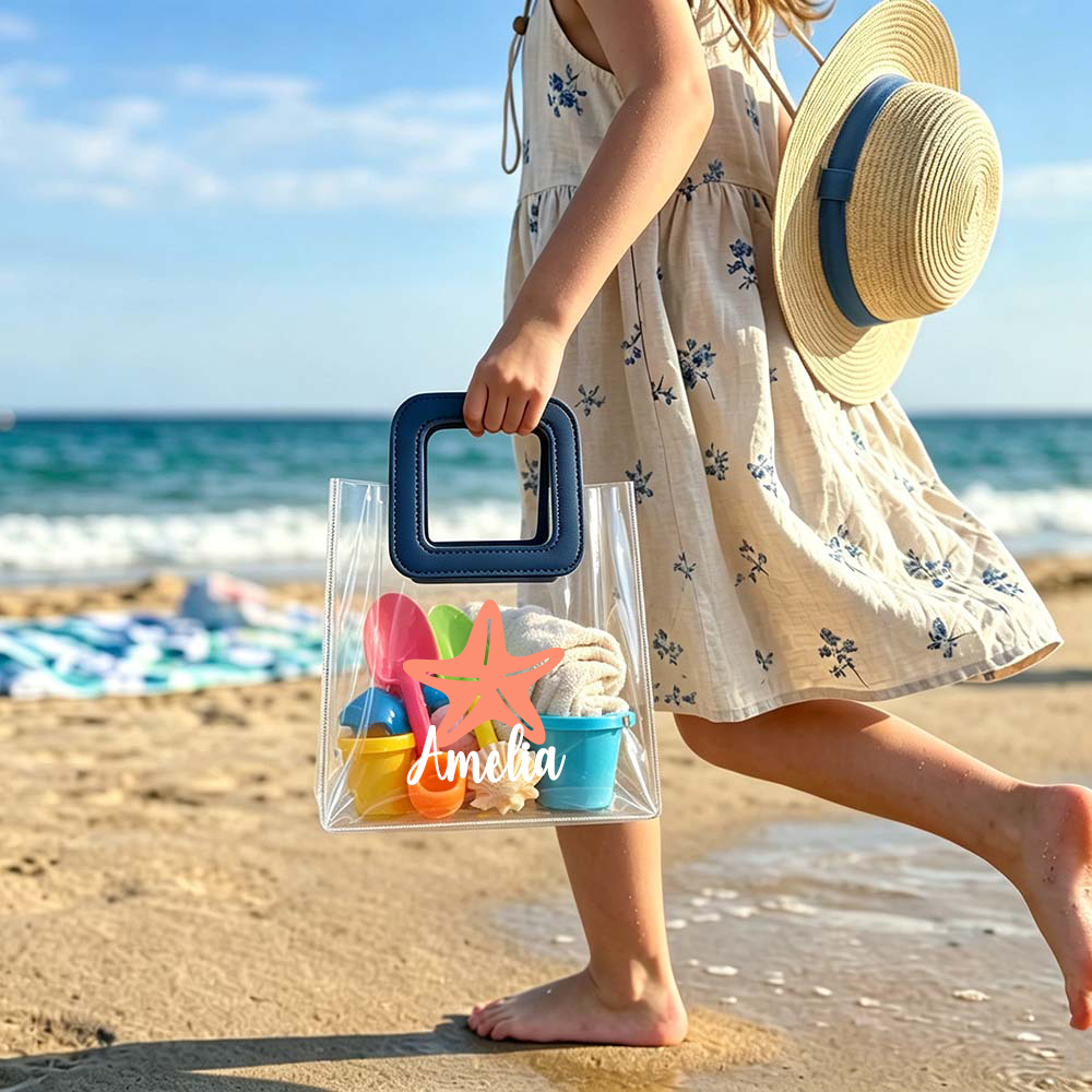 Personalized Kids Beach Party Favor Bags | CWBeach259