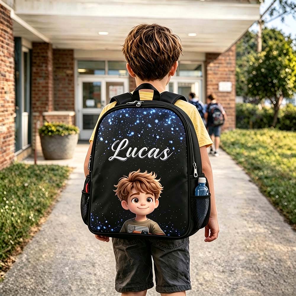Personalized Kids Starry Sky Backpack Set | CWPack385