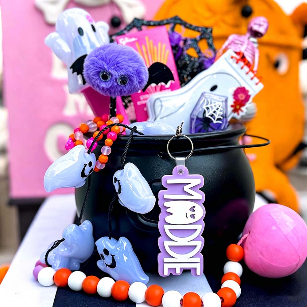 Personalized Halloween Backpack Name Tag | CWHalloween77
