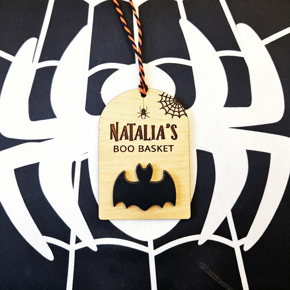 Personalized Halloween Boo Basket Tag | CWHalloween85