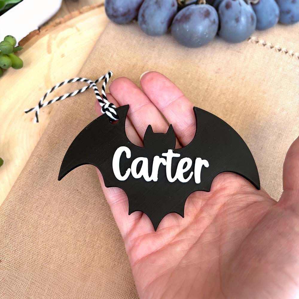 Personalized Halloween Name Boo Basket Tag | CWHalloween80