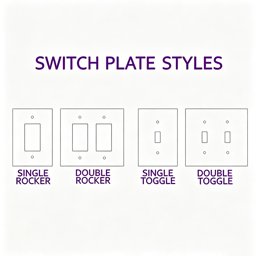 Personalized 3D Printed Bedroom Light Switch Cover | CWGift79