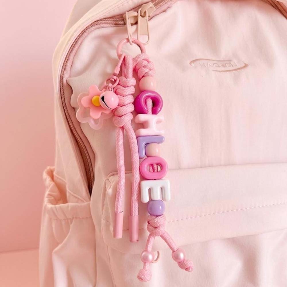 Personalized Colorful Letter Beaded Name Keychain | CWGift80