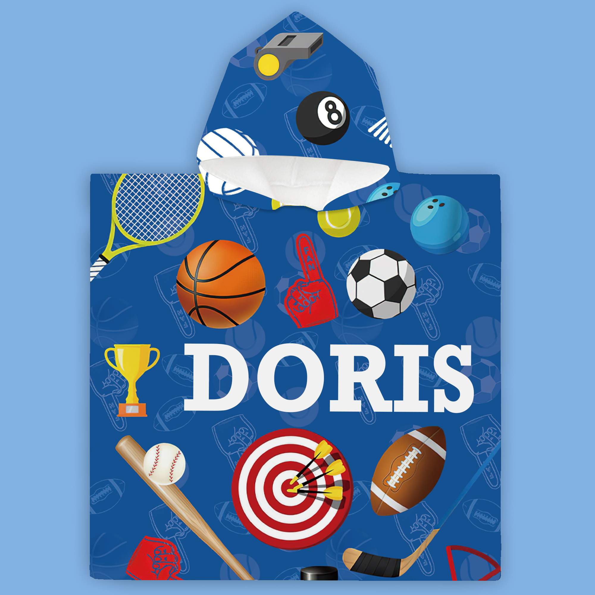 Personalized Hooded Beach Towel for Summer & Beach | CWHTowel32