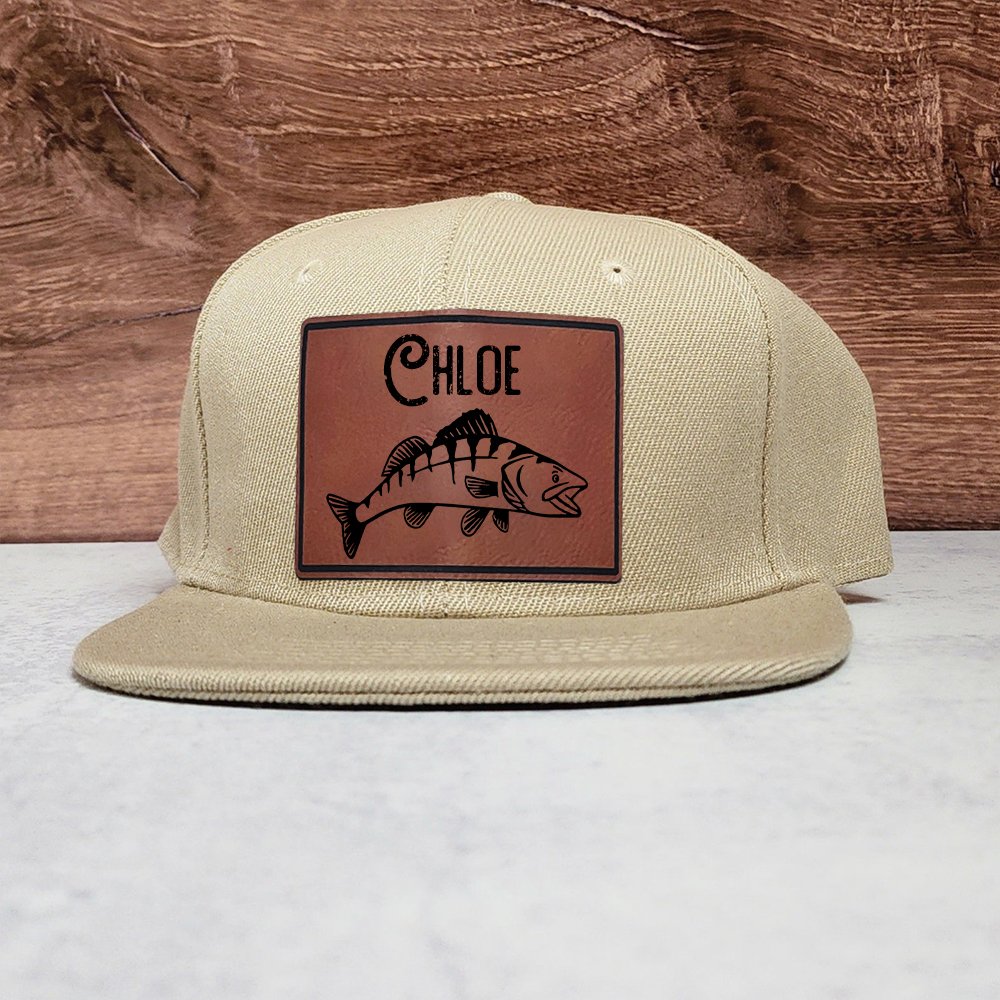 Personalized Leather Patch Tractor Hat for Comfort & Unique | CWBeach56