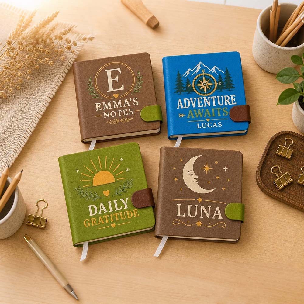 Personalised Mini Square Journal For Kids | CWToy202