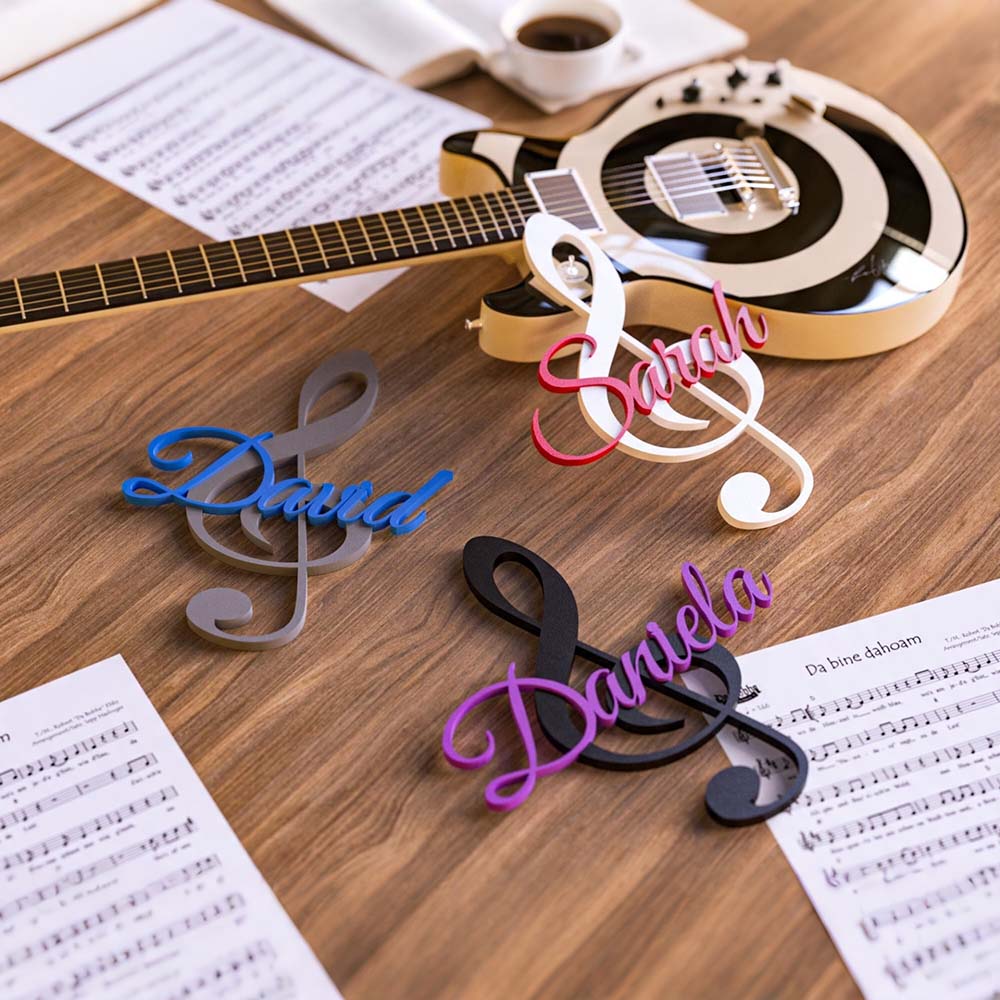 Personalized Music Lettering Door Decoration Name Sign | CWBaby516