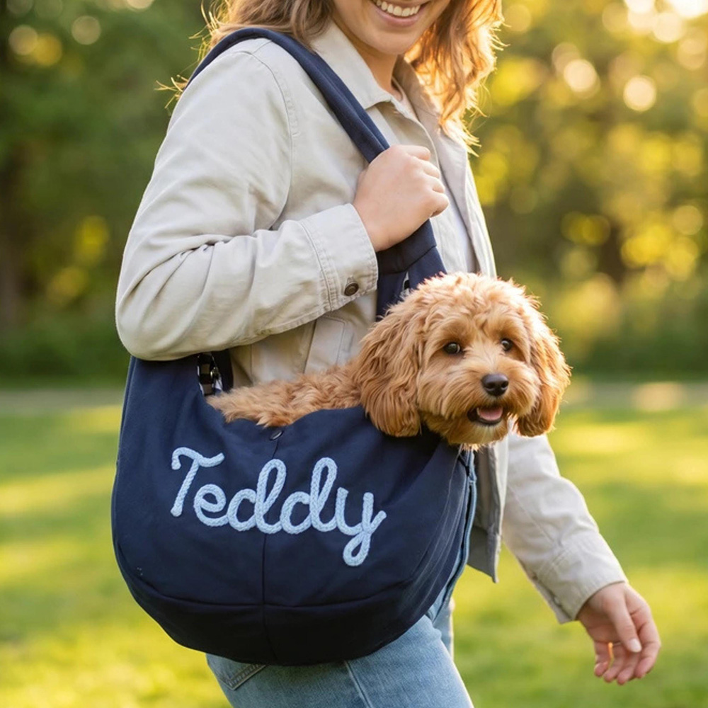 Personalized Embroidered Lightweight Pet Sling Bag | BKPet547