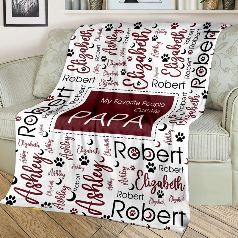 Personalized Love Mom Blanket for Comfort & Unique | CWMom12