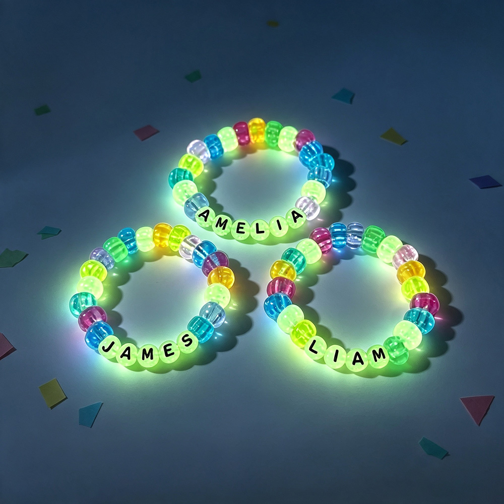 Personalized Kids Glow in the Dark Bracelet | CWGift101