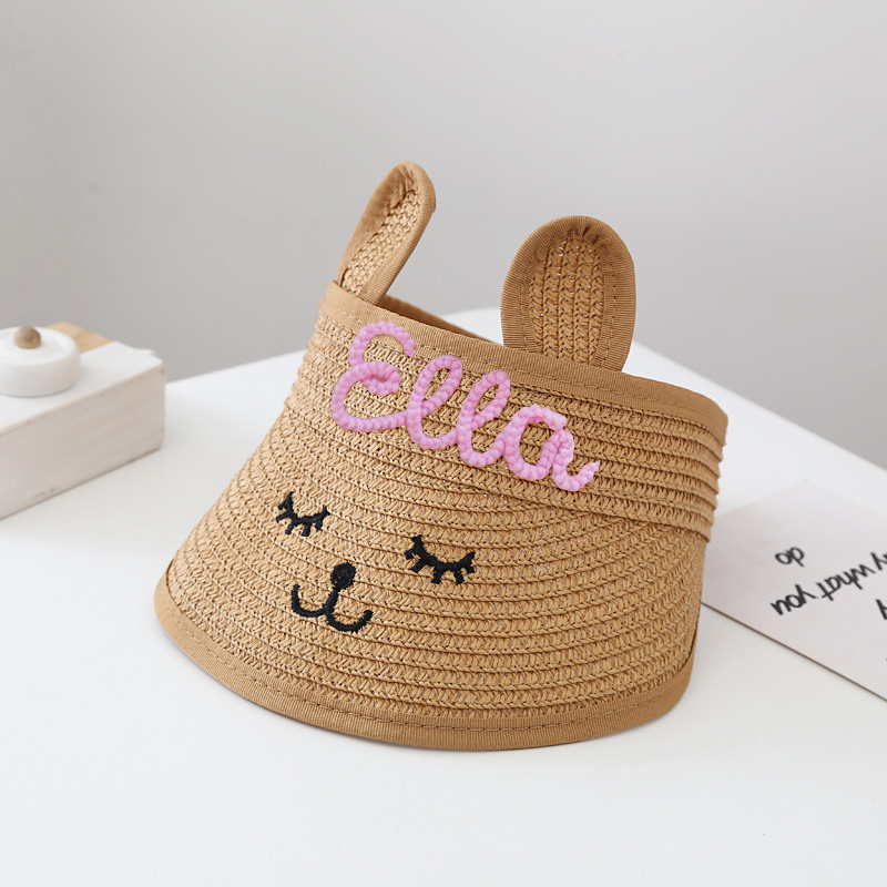 Personalized Hand Embroidery Ears Cute Hat for Comfort & Unique | CWBeach58