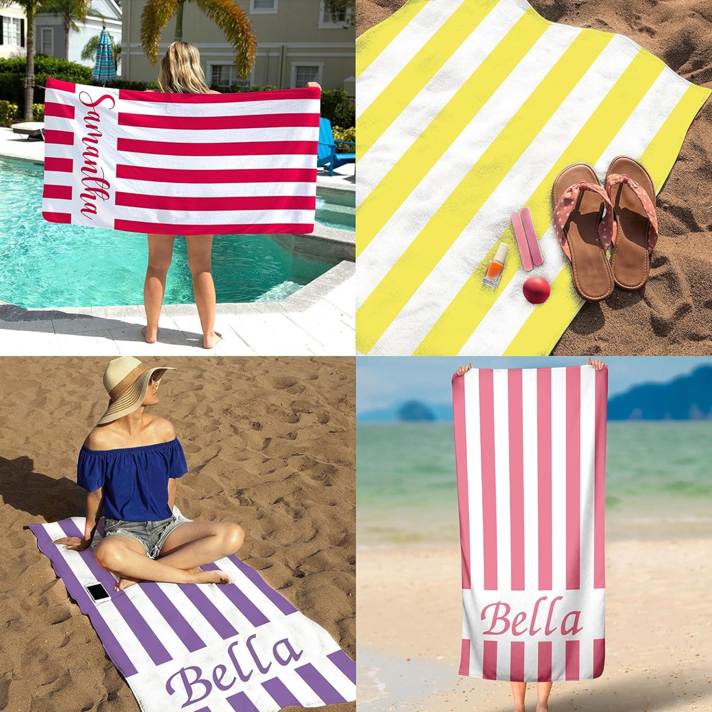 Personalized Lovely Kid Towel for Summer & Beach | CWTowel32