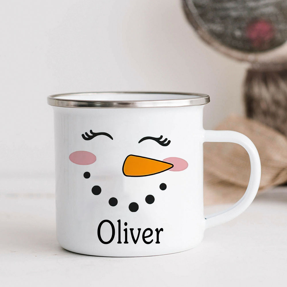 Personalised 12oz Snowman Mugs for Kids  | KidMug13