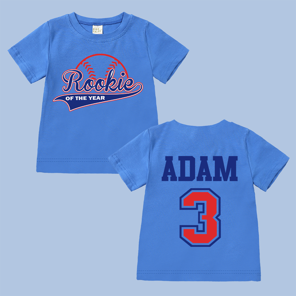 Personalized Basketball Rookie Of The Year Birthday T-Shirt | inBirth10