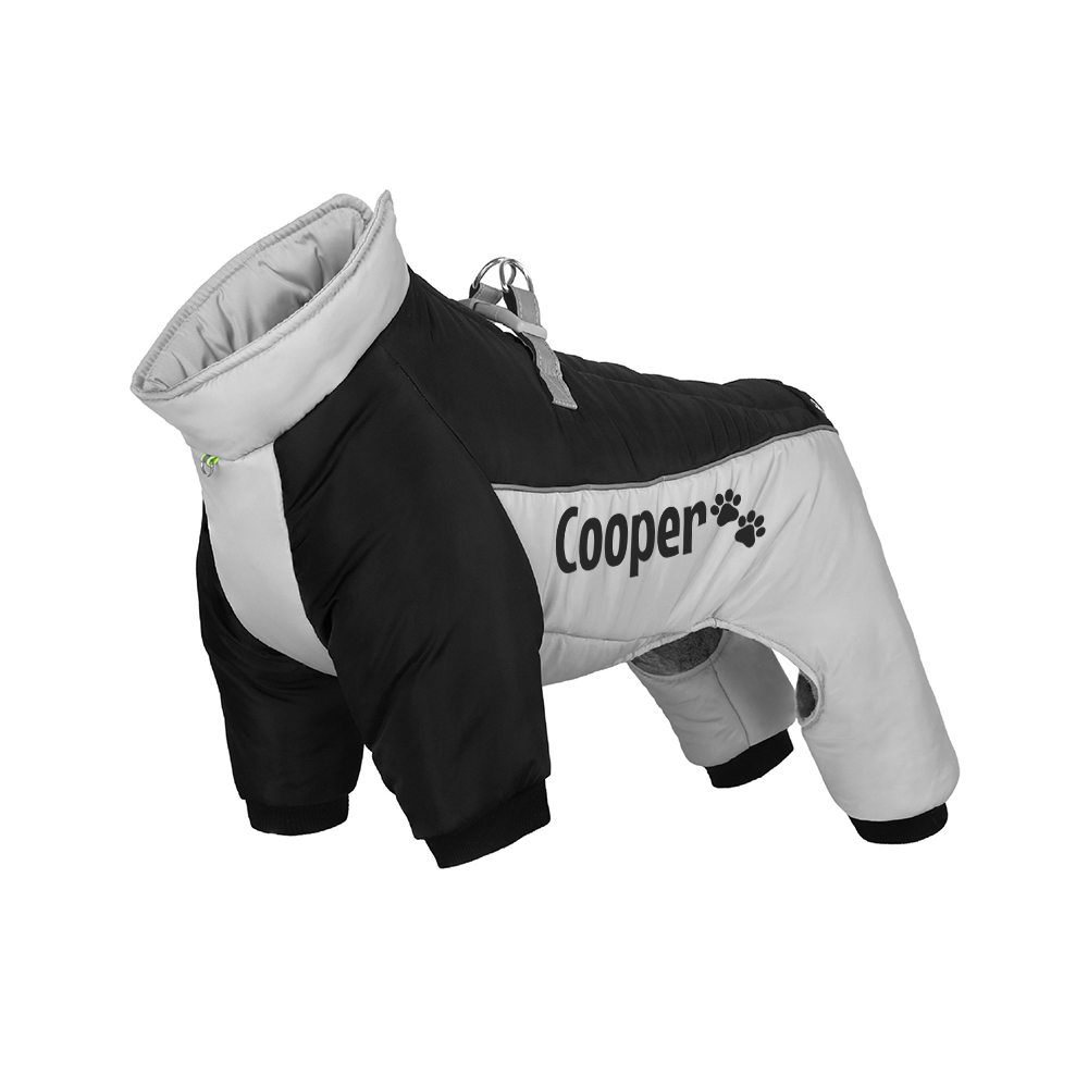 Personalized Winter Color-Blocked Cotton Coats For Pets | BKPet599