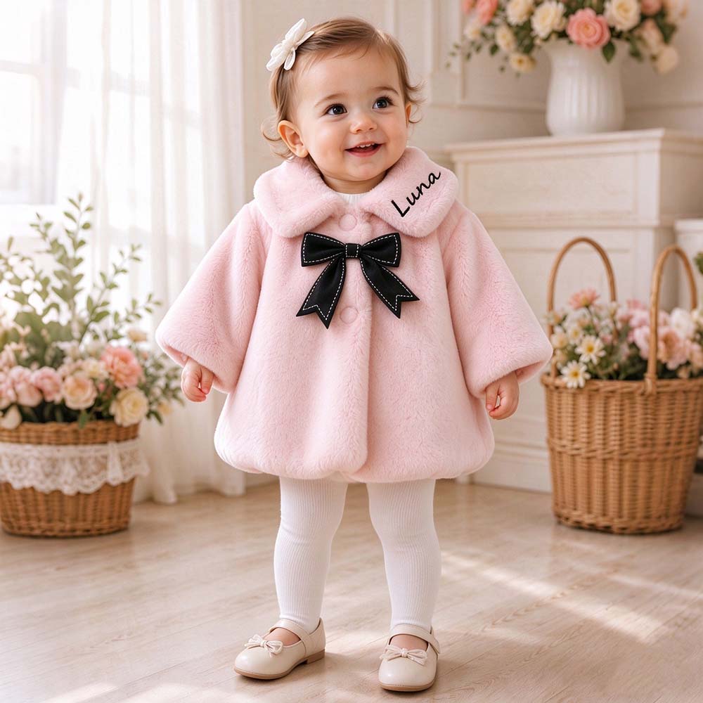 Personalized Embroidered Baby Girl Winter Princess Coat | CWBaby550