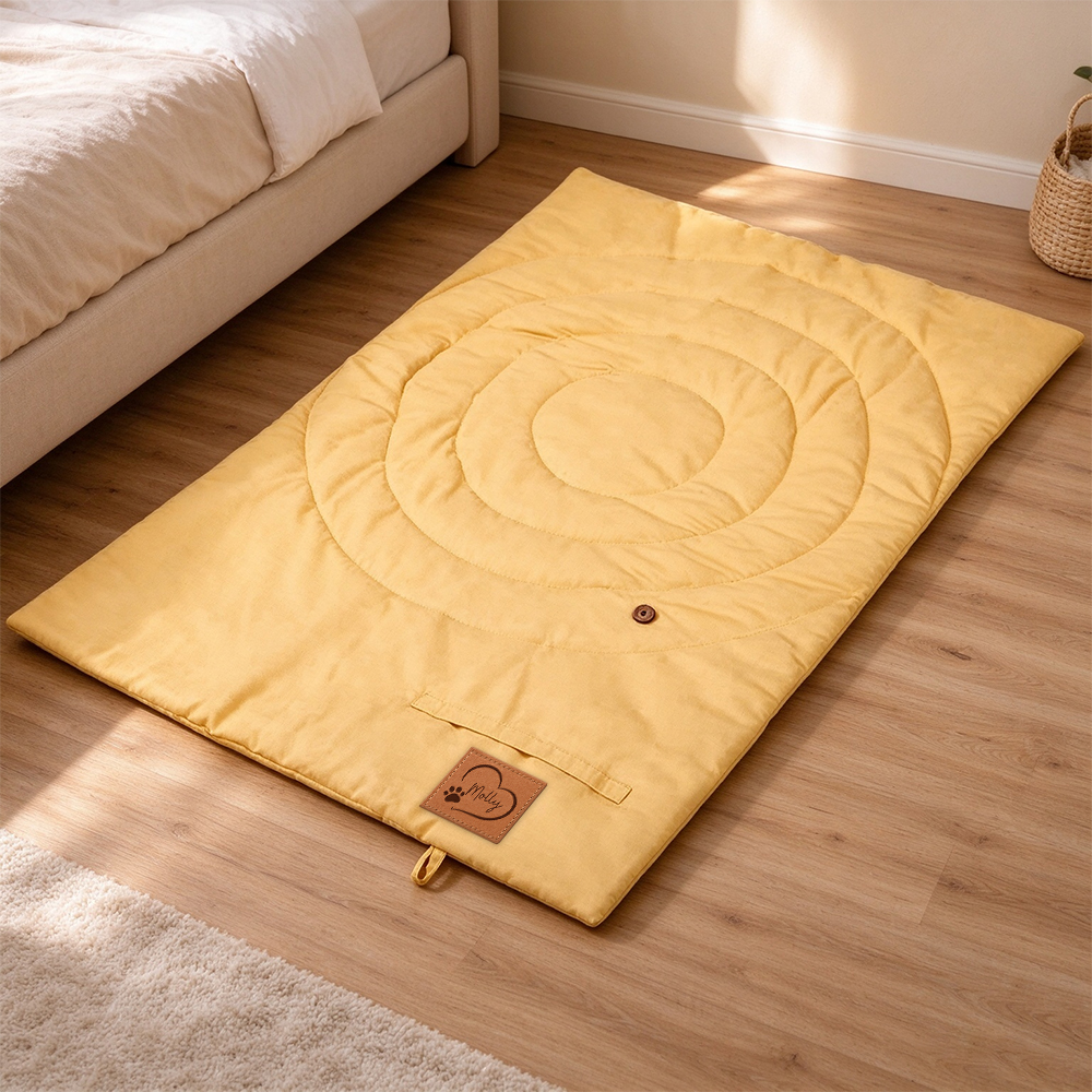 Personalized Portable Roll-Up Pet Mat | BKPet619