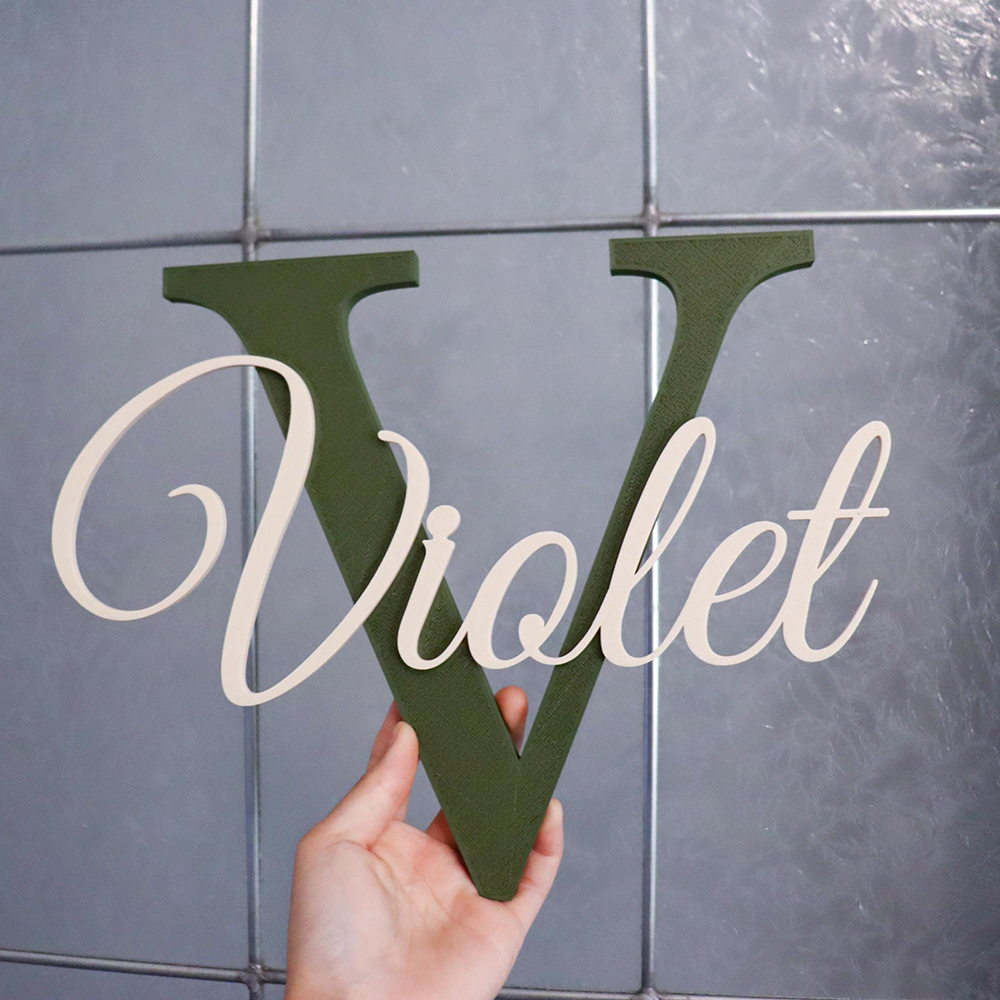 Personalized Monogram Bedroom Door Decoration Name Sign | CWBaby547