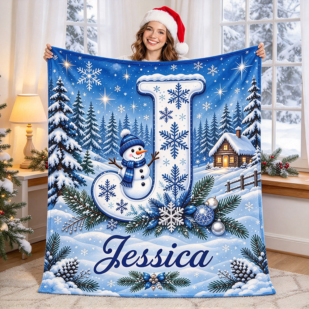 Personalized Merry Christmas Blanket for Comfort & Unique | BKMC38