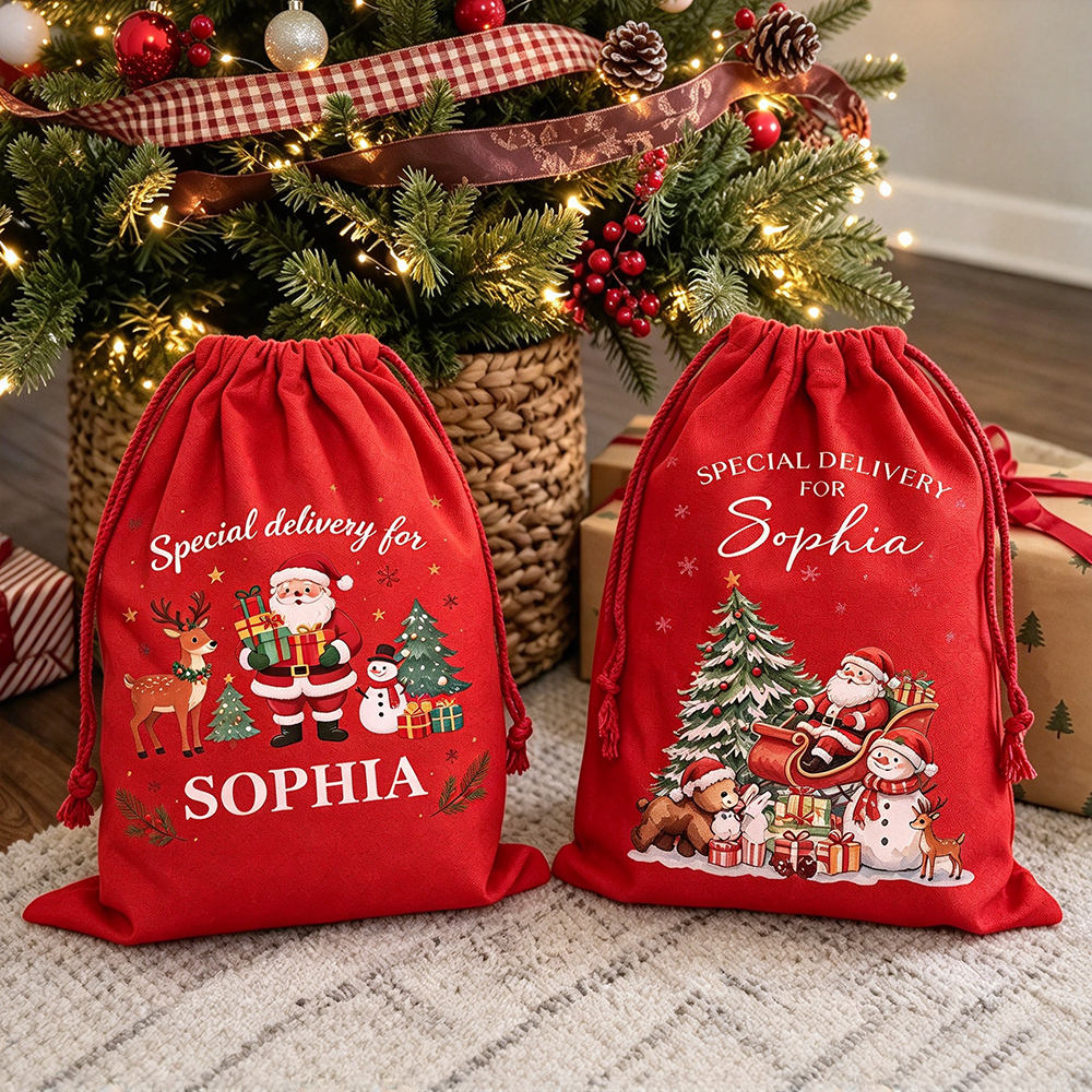 Personalized Christmas Special Delivery Santa Sack | MCGift442
