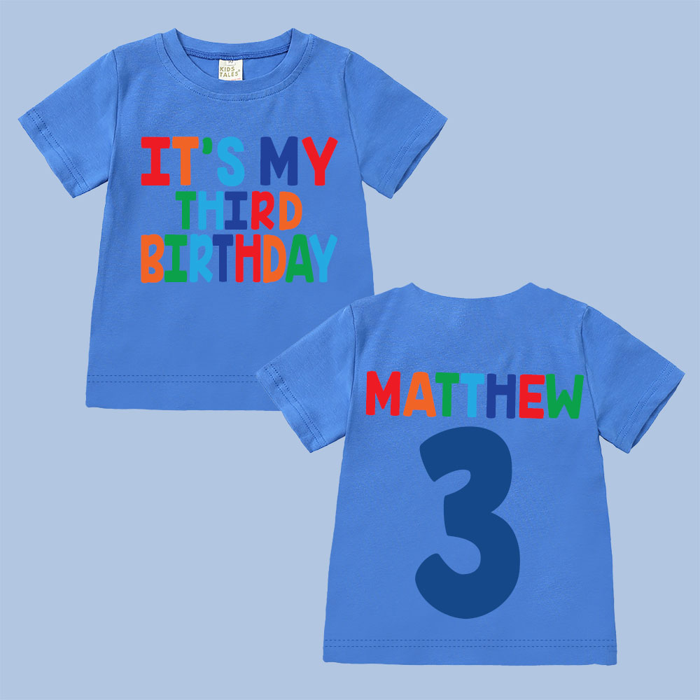 Personalized My First Birthday T-Shirt | inBirth24