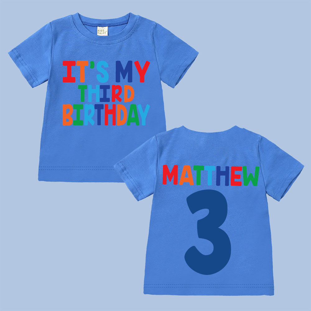 Personalized My First Birthday T-Shirt | inBirth24
