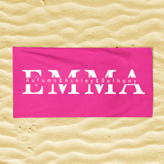 Personalized Lovely Kid Towel for Summer & Beach | CWTowel97