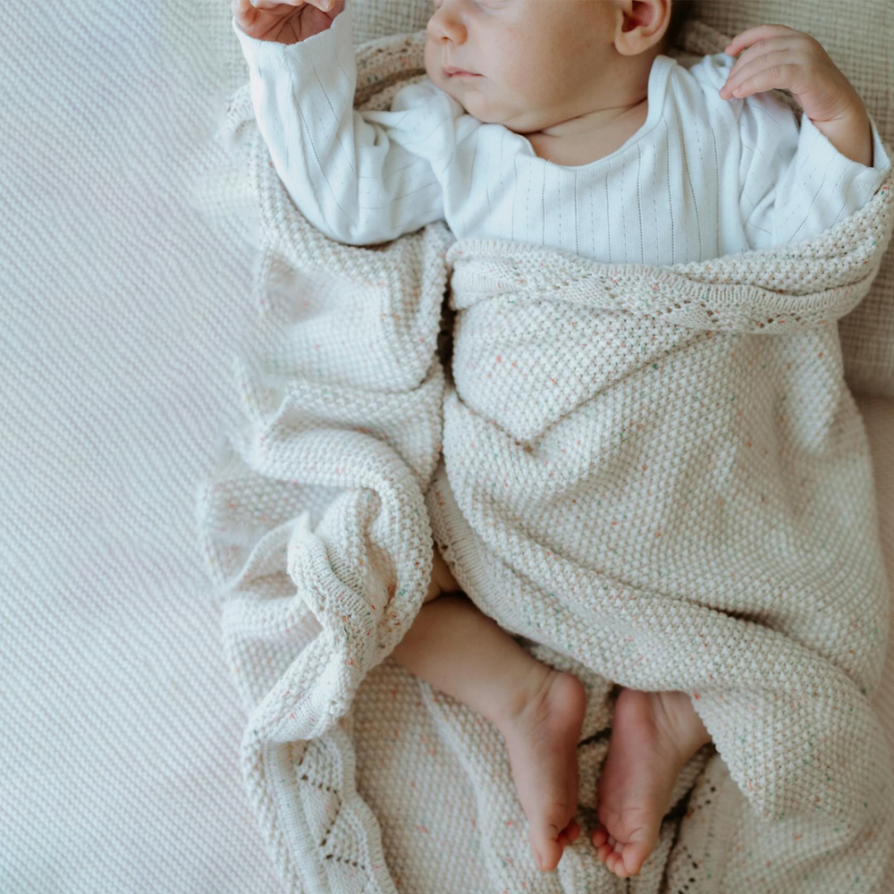 Personalized Embroidered Knit Baby Blanket for Unique Gift | CWBaby51