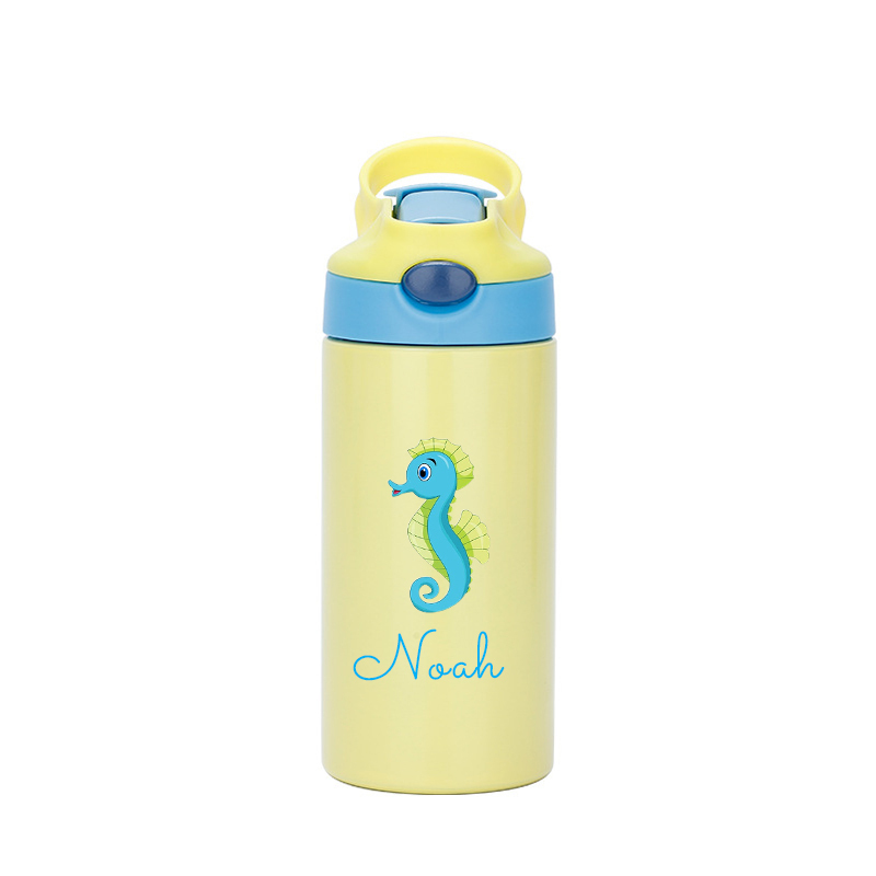 Personalised BPA Free 12oz Kid Water Bottles | YouBottle18
