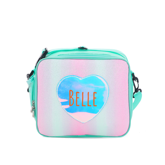 Personalized Name Color Kids Lunch Bag