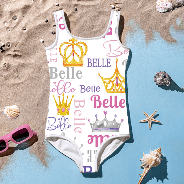 Personalized Rainbow Pattern Swimsuit for Summer | InSwin10