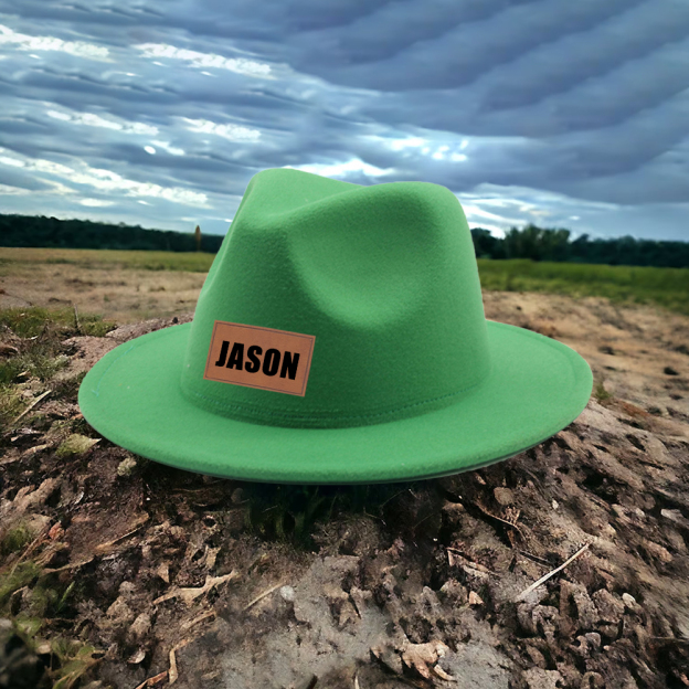 Personalized Leather Patch Cowboy Hat for Comfort & Unique | CWBeach99