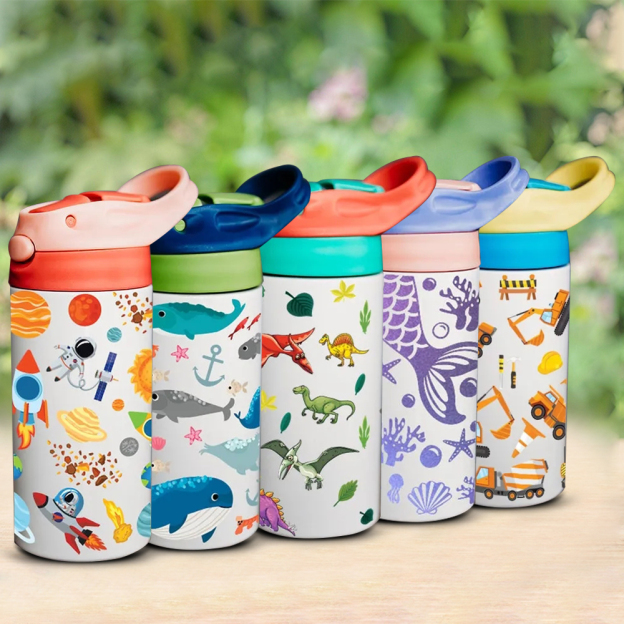 Personalised BPA Free 12oz Lovely Kid Water Bottles | YouBottle20