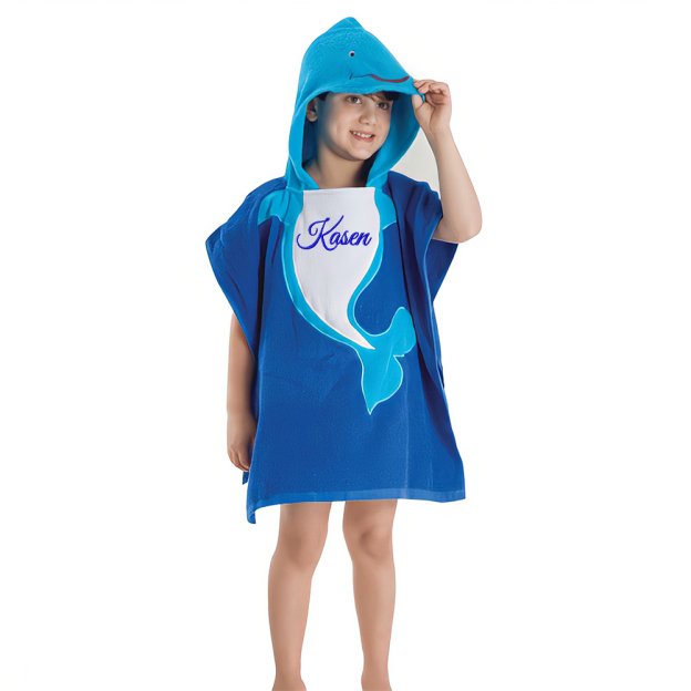 Personalized Embroidery Original Hooded Beach Towel | Cwbeach125